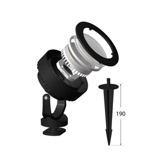 Estaca de jardín LED FUMAGALLI "TOMMY SPIKE" - GX53 - CCT - IP55 - Barcelona Led-