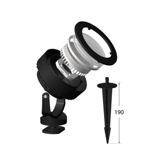 Estaca de jardín LED FUMAGALLI "TOMMY SPIKE" - GX53 - CCT - IP55 (1)