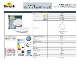 Baliza LED exterior superficie "EXTRALETI 100 - FUMAGALLI"- 3W - Barcelona Led-