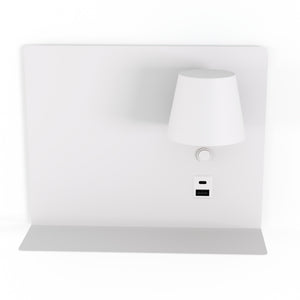 Aplique de pared para lectura con puerto USB y USBC "BASKOP" - 6W - Izquierda y Derecha (5)