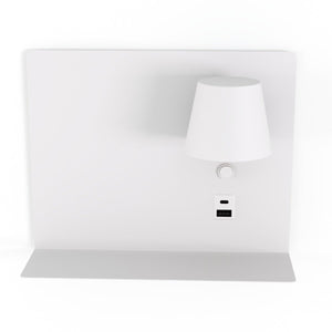 Aplique de pared para lectura con puerto USB y USBC "BASKOP" - 6W - Izquierda y Derecha - Barcelona Led-Decoración