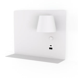Aplique de pared para lectura con puerto USB y USBC "BASKOP" - 6W - Izquierda y Derecha (7)