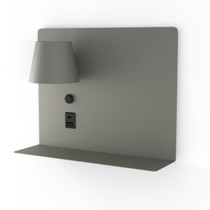 Aplique de pared para lectura con puerto USB y USBC "BASKOP" - 6W - Izquierda y Derecha (18)