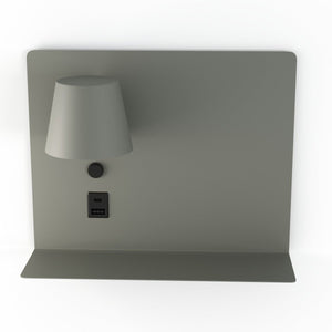 Aplique de pared para lectura con puerto USB y USBC "BASKOP" - 6W - Izquierda y Derecha (19)