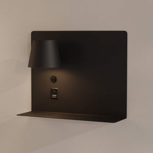 Aplique de pared para lectura con puerto USB y USBC "BASKOP" - 6W - Izquierda y Derecha (21)
