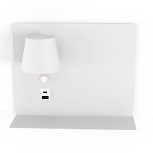 Aplique de pared para lectura con puerto USB y USBC "BASKOP" - 6W - Izquierda y Derecha (27)