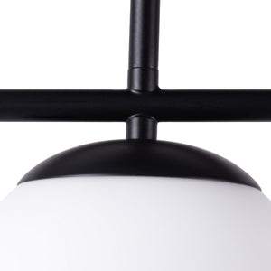 Lámpara de techo triple bolas cristal "TALÍ" - 3xE27 - Barcelona Led-Decoración