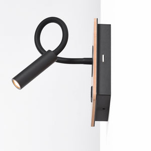 Aplique de pared flexible para lectura "LONDON" - Chip CREE - 3W - USB+USBC (9)