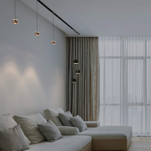 Lámpara colgante LED para carril magnético 48V "JADE"- Ø10 - 7W - 2700K - Chip OSRAM (22)