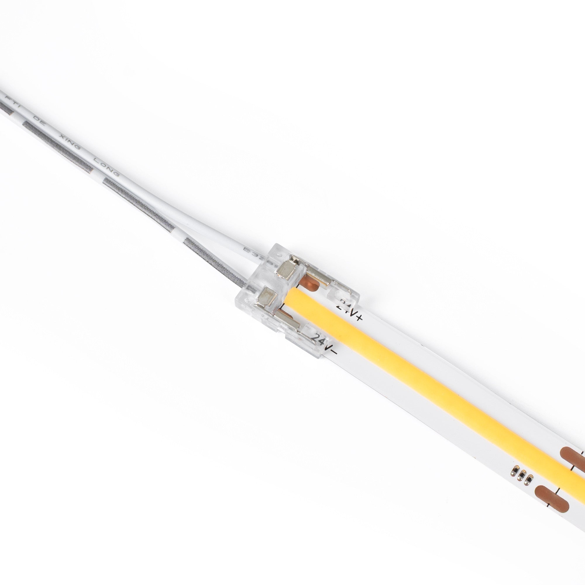 Conector de inicio para perfil y tira LED COB monocolor - 10mm