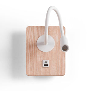 Aplique de pared flexible para lectura "LONDON" - Chip CREE - 3W - USB+USBC (19)