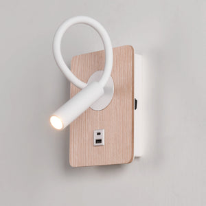 Aplique de pared flexible para lectura "LONDON" - Chip CREE - 3W - USB+USBC (21)