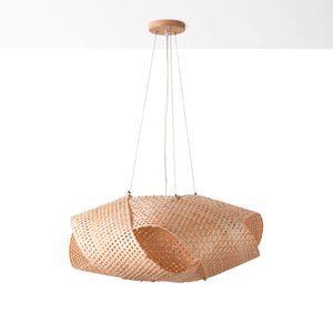 Lámpara colgante de mimbre "NIDO" - E27 (2)