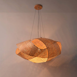 Lámpara colgante de mimbre "NIDO" - E27 (5)