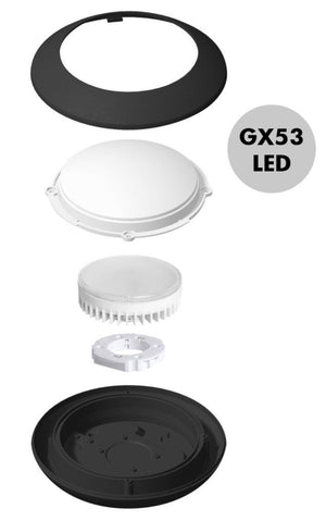 Aplique de pared exterior FUMAGALLI "BERTINA" - GX53 - 3W - CCT - Barcelona Led-Decoración
