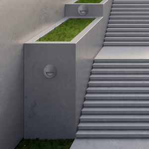 Baliza empotrable LED FUMAGALLI "LETI 100 ROUND-ST" GX53 - 3W - IP66 (22)