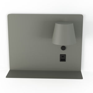 Aplique de pared para lectura con puerto USB y USBC "BASKOP" - 6W - Lado Derecho (22)