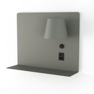 Aplique de pared para lectura con puerto USB y USBC "BASKOP" - 6W - Izquierda y Derecha (41)