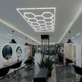 Hexagonale LED-Lampe - 6500K - 14 Hexagone + Rechteck 5m 5