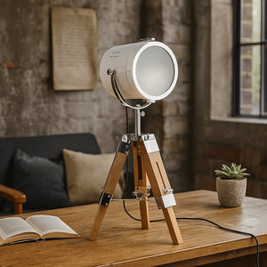 Lámpara de pie o mesa con trípode "BOGART" (2)