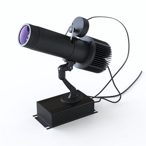 Proyector de logos LED GOBO 30W rotativo interior - Óptica 20° - IP40 - Barcelona Led-Signage
