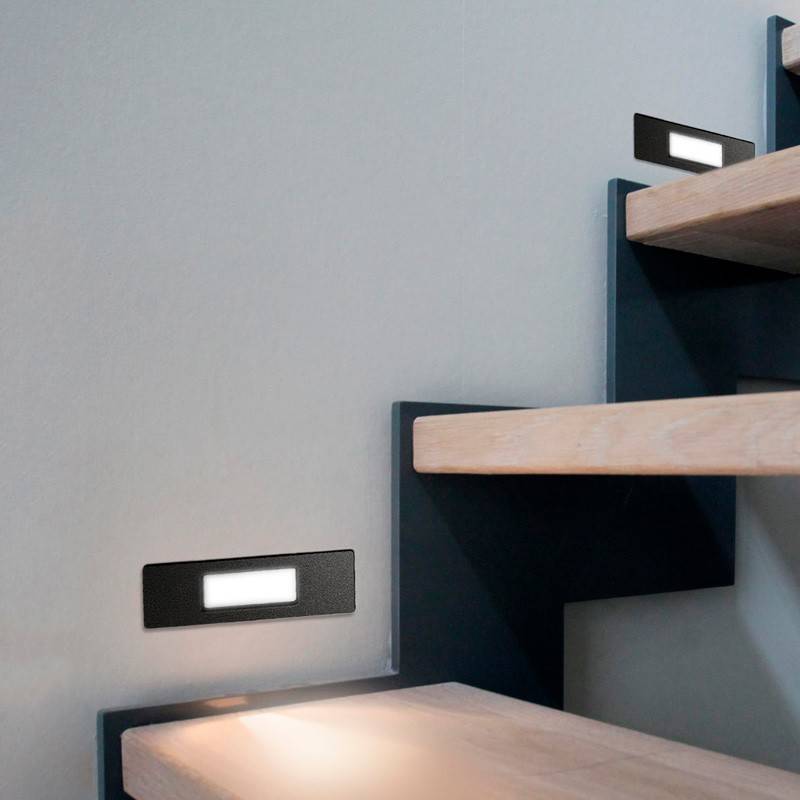 Baliza exterior LED empotrable pared Fumagalli "Nina 150" 3.5W - IP55 - R7S - CCT - Barcelona Led-