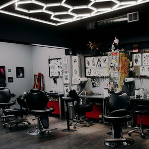 Lámpara LED hexagonal - 6500K - 14 hexágonos + Rectángulo 5m (2)