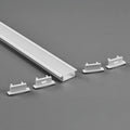 Inbouw LED-stripprofiel met diffuser - Compleet pakket - 8,5x12mm - LED-strip ≤10mm - 2 meter 2