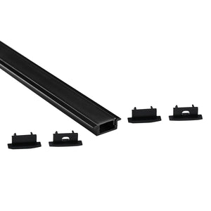 Perfil tira LED empotrable con difusor - Kit completo - 8,5x12mm - Tira LED ≤10mm - 2 metros - Barcelona Led-