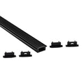 Profilé encastré pour ruban LED avec diffuseur - Kit complet - 8,5x12mm - Ruban LED ≤10mm - 2 mètres 5