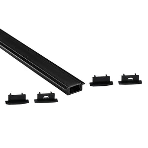 Perfil tira LED empotrable con difusor - Kit completo - 8,5x12mm - Tira LED ≤10mm - 2 metros (4)