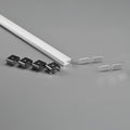 Surface-mounted LED strip profile with diffuser - Complete kit - 17x8.5mm - LED strip ≤10mm - 2 meters 2