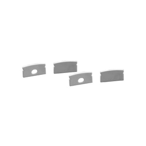 Perfil tira LED de superficie con difusor - Kit completo - 17x8,5mm - Tira LED ≤10mm - 2 metros (3)