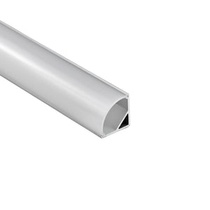 Perfil tira LED para esquinas con difusor - Kit completo - 16x16mm - Tira LED ≤10 mm - 2 metros