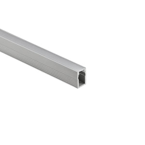 Perfil tira LED de superficie con difusor - Kit completo - 12x8mm - Tira LED ≤5mm - 2 metros (2)
