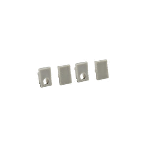 Perfil tira LED de superficie con difusor - Kit completo - 12x8mm - Tira LED ≤5mm - 2 metros (4)