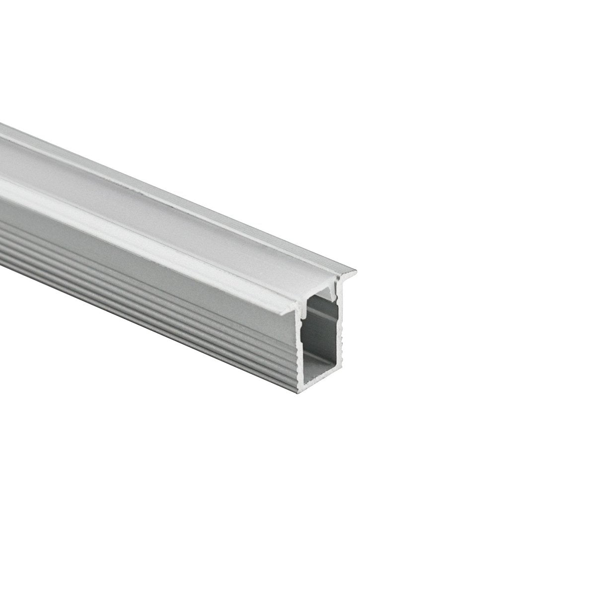 Perfil tira LED empotrable con difusor - Kit completo - 12x8mm - Tira LED ≤5mm - 2 metros - Barcelona Led-