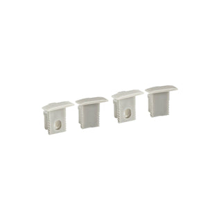 Perfil tira LED empotrable con difusor - Kit completo - 12x8mm - Tira LED ≤5mm - 2 metros (2)