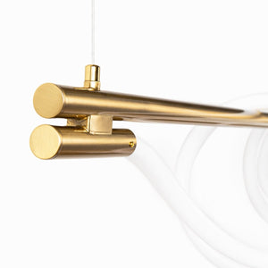 Lámpara colgante moderna neón ondulante "Corda" - 360º - 45W - 3000K - Barcelona Led-Decoración