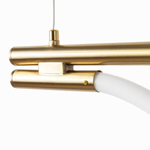 Lámpara colgante moderna neón ondulante "Corda" - 360º - 45W - 3000K - Barcelona Led-Decoración