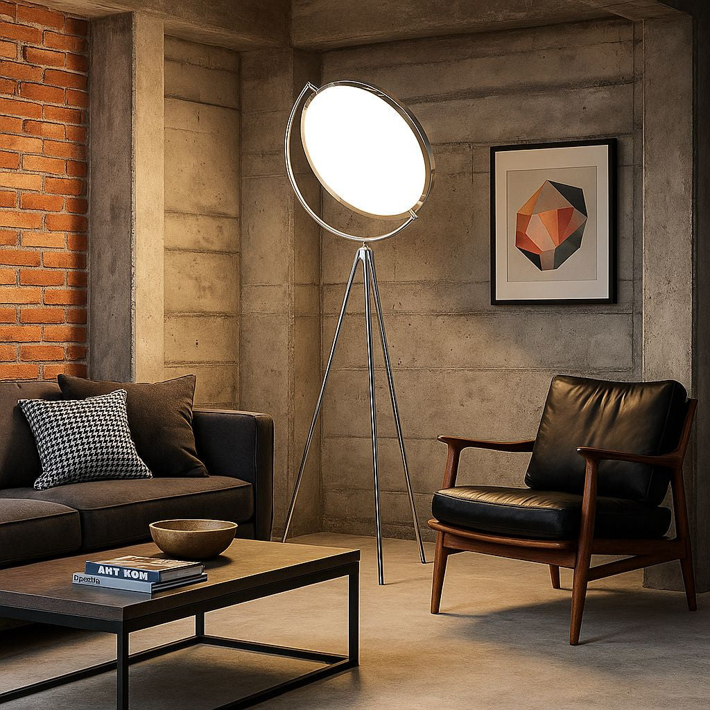 Lámpara de pie LED diseño "Eyes" - 26W - Luz cálida (1)