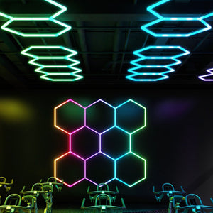 Luminaria lineal para hexágono - RGB IC - 44 cm (3)