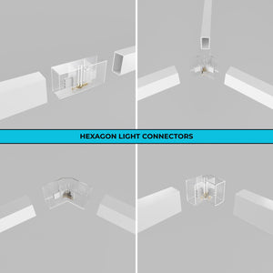 Luminaria lineal para hexágono - RGB IC - 44 cm (6)