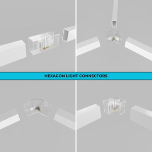 Luminaria lineal para hexágono - RGB IC - 44 cm - Barcelona Led-