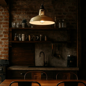 Lámpara estilo industrial colgante "FISHERMAN" (8)