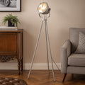 Floor lamp with tripod