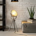 Floor and table lamp with tripod