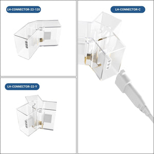 Lámpara LED hexagonal - 6500K - 3 hexágonos - 44cm (10)