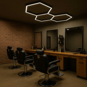 Lámpara LED hexagonal - 6500K - 3 hexágonos - 44cm (12)