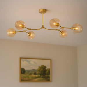 Lámpara de techo articulada "ORIÓN 6" - 6 x E27 (19)